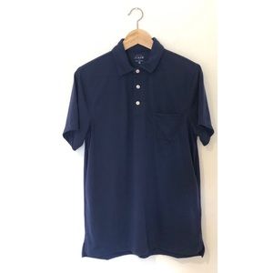 J crew, medium three button polo shirt